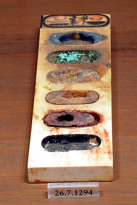 Painter’s Palette Inscribed with the Name of Amenhotep III, New Kingdom Dynasty