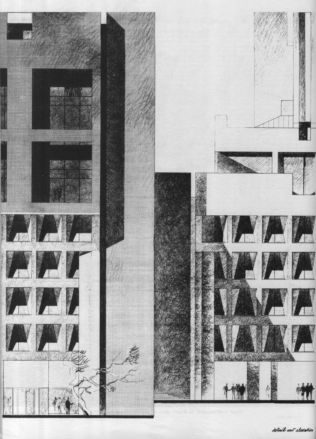 Boston City Hall Competition, Second Prize Entry, 1963