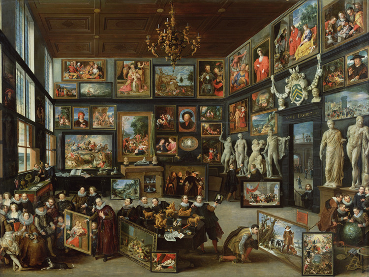 Willem van Haecht, The Gallery of Cornelis van der Geest, 1628 (via burnaway)