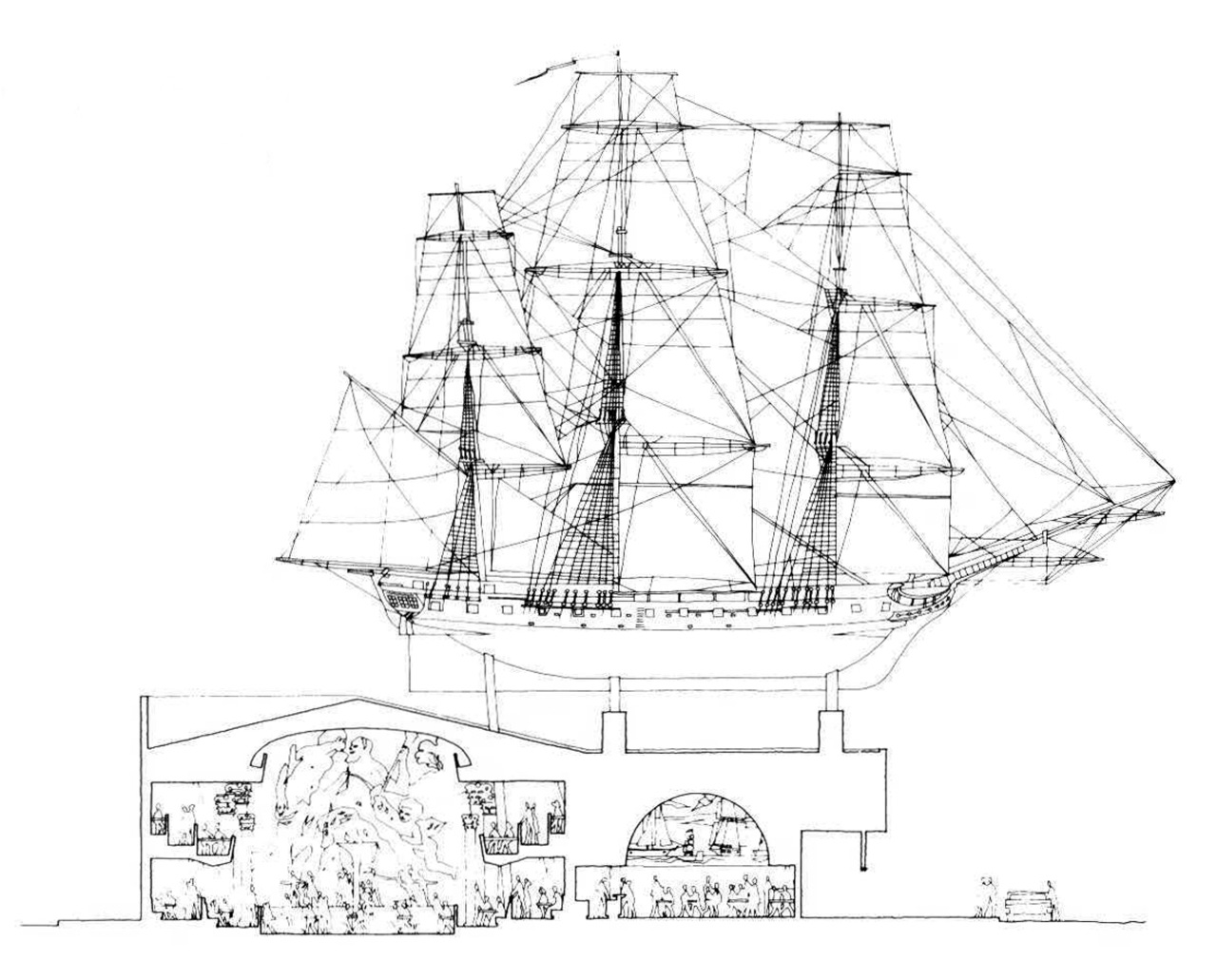 Robert Venturi and John Rauch, Nichol’s Alley Jazz Club, Houston, Texas, 1978