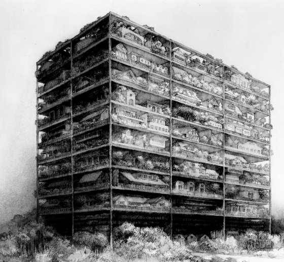 The Highrise of Homes (1981) by James Wines