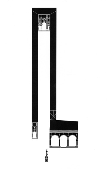 Elegant black and white drawing for the cover of San Roco Magazine: Issue 04